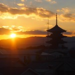 元日の夕暮れ