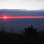比叡山からの初日の出　1月