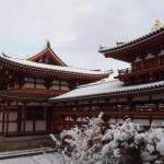 平等院の雪景色