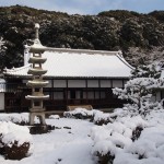 興聖寺の雪景色