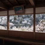 三室戸寺の雪景色