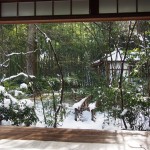 滝口寺の雪景色