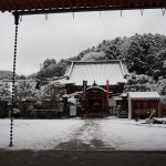 毘沙門堂の雪景色