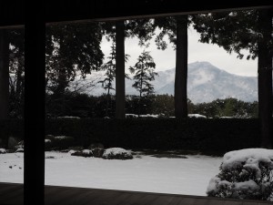 円通寺の雪景色