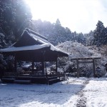 日向大神宮の雪景色
