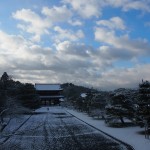 雪の仁和寺