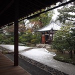 建仁寺の雪景色