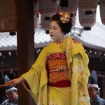 八坂神社　節分祭　舞踊奉納
