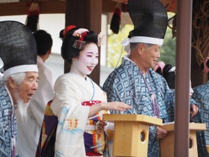 八坂神社の節分祭