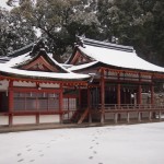 雪の石清水八幡宮