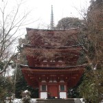 浄瑠璃寺　雪景色