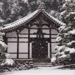 泉涌寺の雪景色