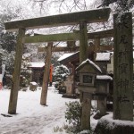 伏見神宝神社　雪景色