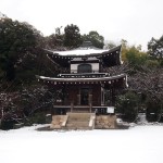 勧修寺の雪景色