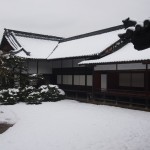 隋心院の雪景色