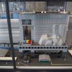 京都駅ビルのレゴブロック