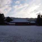 平安神宮　雪景色
