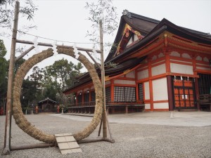八坂神社　茅の輪