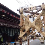 祇園祭　鉾建て　7月