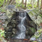 円山公園の滝