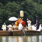 松尾大社　女神輿の船渡御　9月