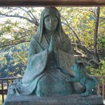 善峯寺　桂昌院の像