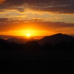 夜久野高原からの朝日