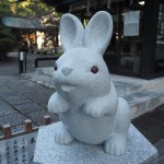岡崎神社　狛兎