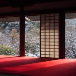 高山寺の雪景色