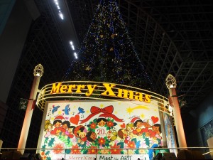京都駅のクリスマスツリー　2017年