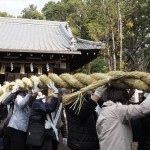新熊野神社　綱掛祭　12月