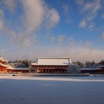 雪の平安神宮