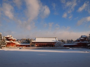 雪の平安神宮