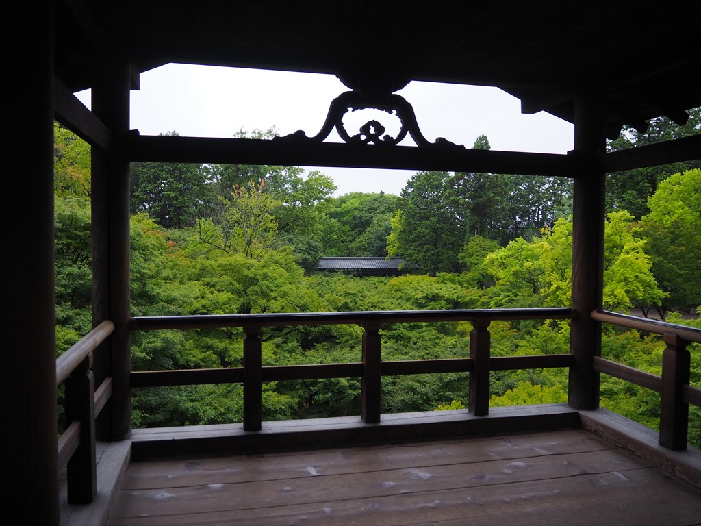 雨の日にも美しい東福寺