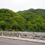 渡月橋と嵐山
