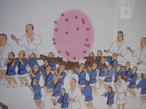 高松神明神社の壁画